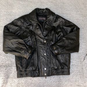 WILSON’S LEATHER- Men Moto Jacket